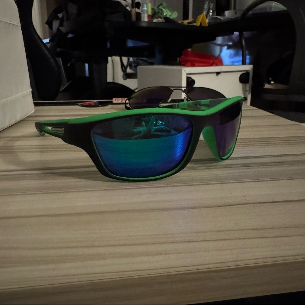 Green and Blue Sunglasses